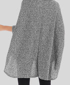 Turtleneck Batwing Sleeve Sweater - Body By J'ne