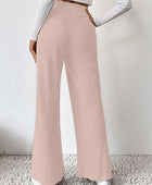 Ribbed High Waist Pants - Body By J'ne