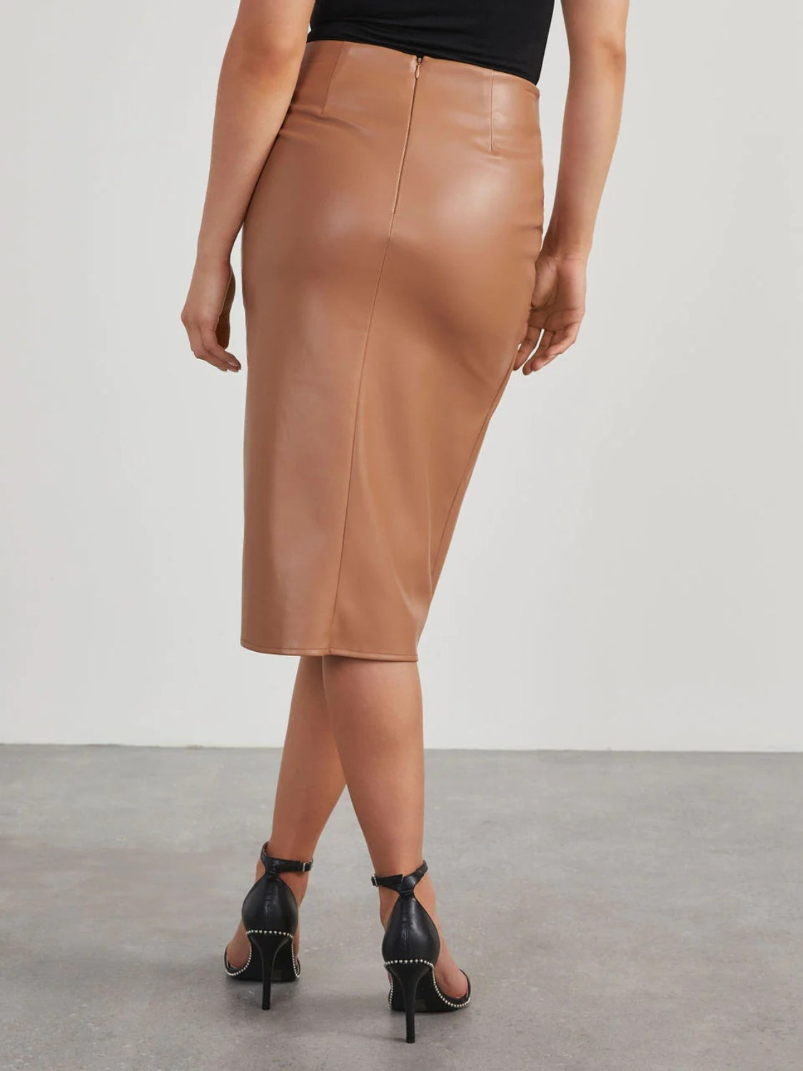 Twist Detail High Waist Skirt - Body By J'ne