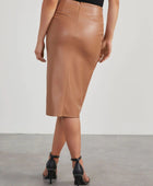 Twist Detail High Waist Skirt - Body By J'ne
