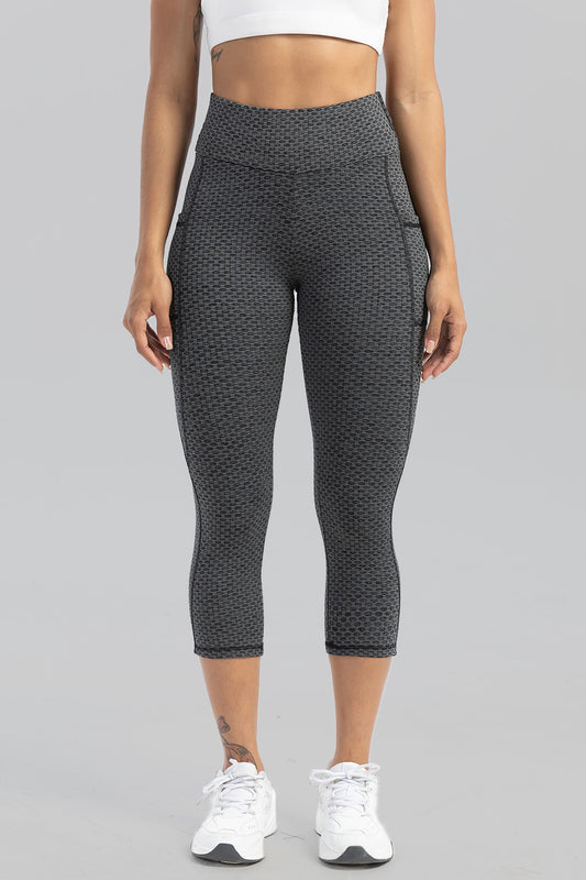 Contrast Stitching High Waist Active Pants - Body By J'ne