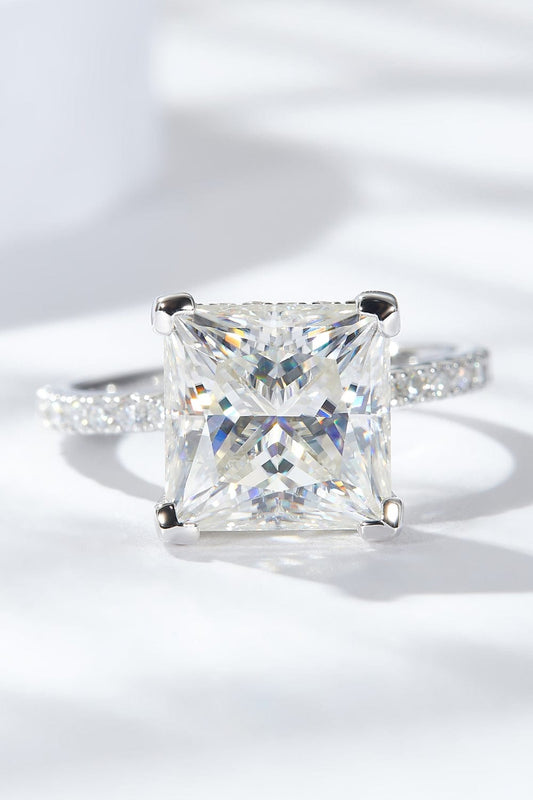 5.52 Carat Moissanite Side Stone Ring - Body By J'ne