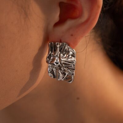 Geometric Stainless Steel Gold-Plated Earrings - Body By J'ne