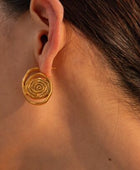 18K Gold-Plated Hoop Earrings - Body By J'ne