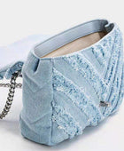 Denim Chain Bag - Body By J'ne