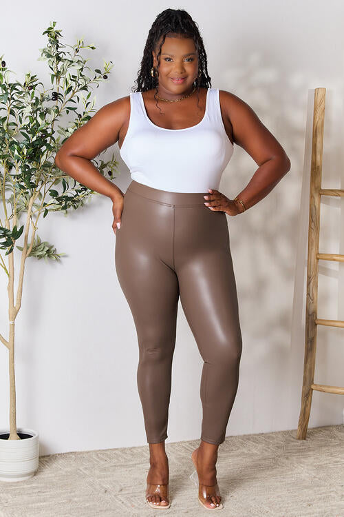 Full Size High Waist Skinny Pants - Body By J'ne