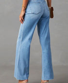 Buttoned Bootcut Jeans with Pockets - Body By J'ne