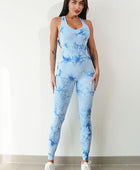 Printed Crisscross Wide Strap Jumpsuit - Body By J'ne