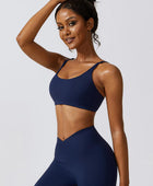 Spaghetti Strap Sports Bra - Body By J'ne