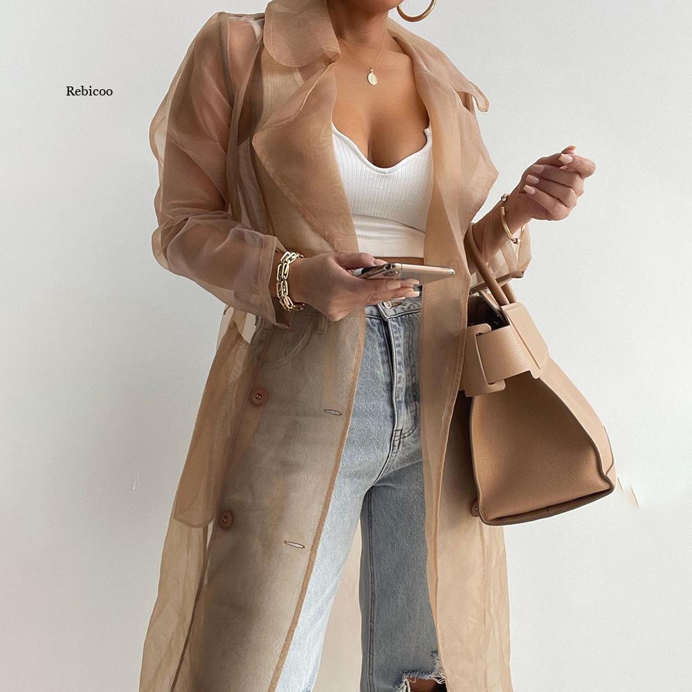 Radiant See Through Mesh Coat - Body By J'ne