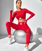 Round Neck Long Sleeve Top and Leggings Active Set - Body By J'ne