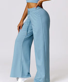 Drawstring High Waist Active Pants - Body By J'ne