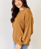 Round Neck Long Sleeve Top - Body By J'ne