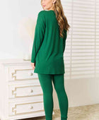 Lazy Days Full Size Long Sleeve Top and Leggings Set - Body By J'ne