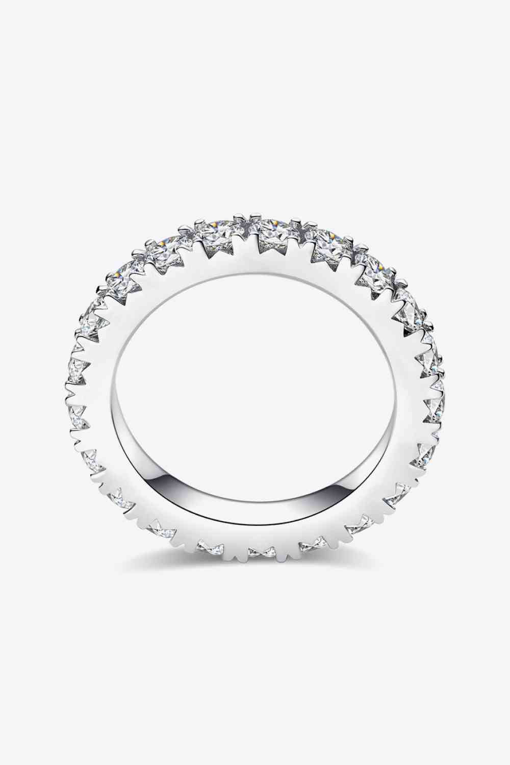 Adored 2.3 Carat Moissanite 925 Sterling Silver Eternity Ring - Body By J'ne