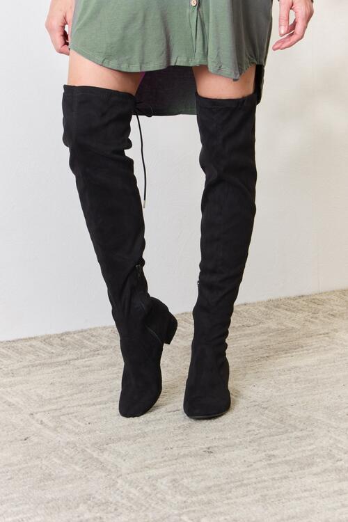 In Chill Mode Over The Knee Boots - Body By J'ne