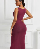 Scoop Neck Wide Strap Maxi Dress - Body By J'ne