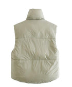 Zip Up Drawstring Reversible Vest - Body By J'ne