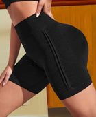 Wide Waistband Sports Shorts - Body By J'ne