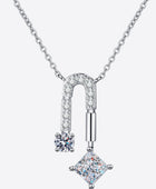 1.3 Carat Moissanite 925 Sterling Silver Necklace - Body By J'ne