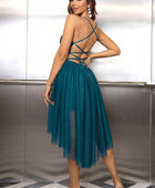 Sequin Spaghetti Strap High-Low Dress - Body By J'ne