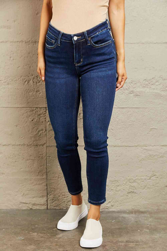 Mid Rise Slim Jeans - Body By J'ne