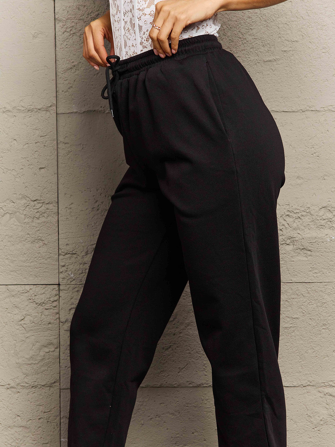 Mala Full Size Drawstring Sweatpants - Body By J'ne