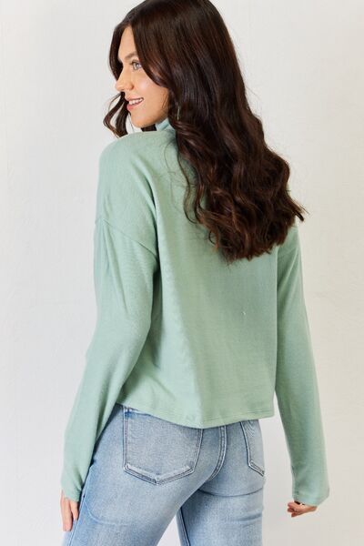 Long Sleeve Turtleneck Top - Body By J'ne