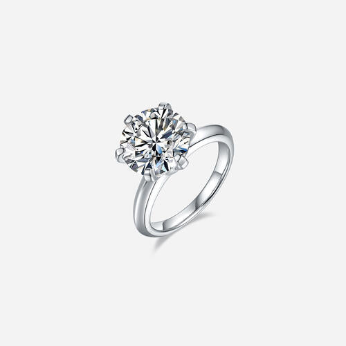 5 Carat Moissanite 925 Sterling Silver Ring - Body By J'ne