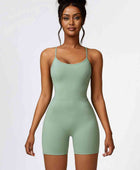 Halter Neck Sports Romper - Body By J'ne