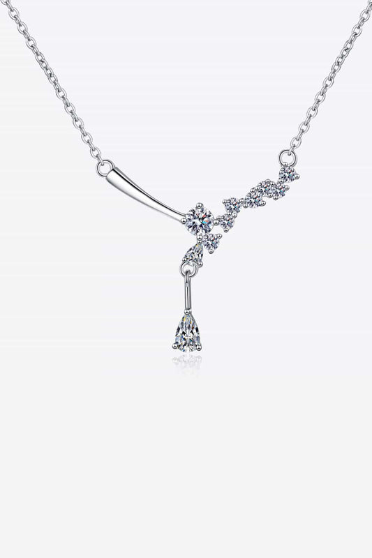 1 Carat Moissanite 925 Sterling Silver Necklace - Body By J'ne