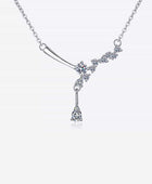1 Carat Moissanite 925 Sterling Silver Necklace - Body By J'ne
