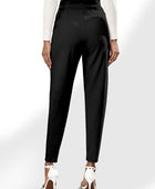 High Waist Straight Pants with Pockets - Body By J'ne