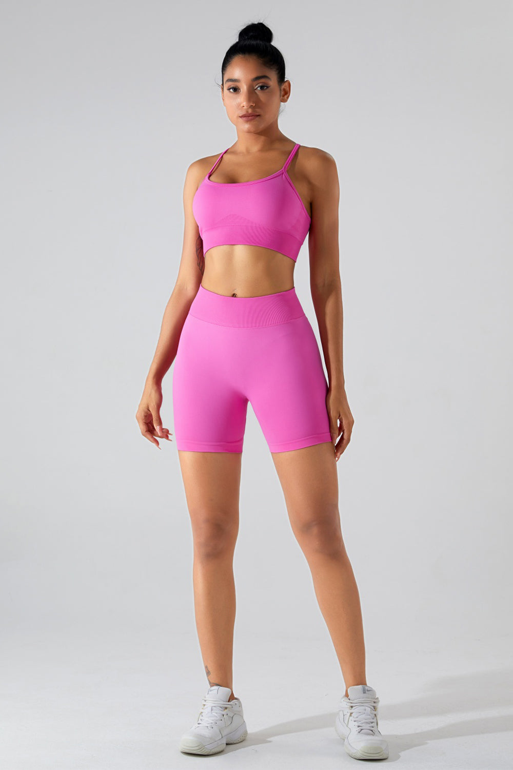 Crisscross Spaghetti Strap Active Cami - Body By J'ne