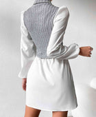 Turtleneck Puff Sleeve Mini Dress - Body By J'ne