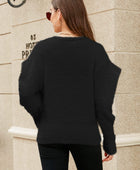 Puff Sleeve V-Neck Fuzzy Cardigan - Body By J'ne