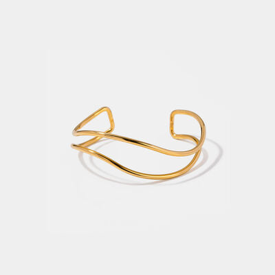 Minimalist Stainless Steel Cuff Bracelet - Body By J'ne
