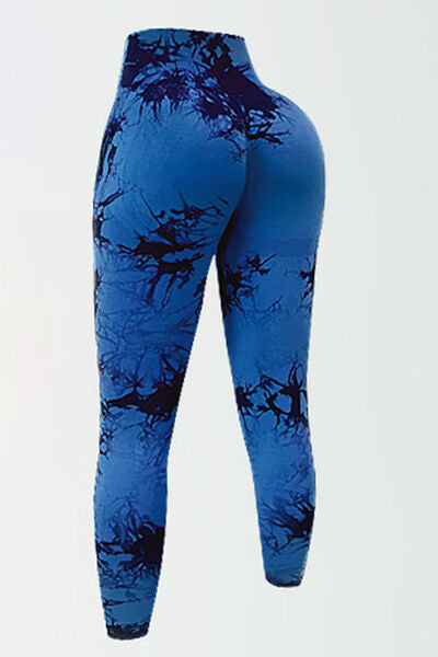 Printed High Waist Active Leggings - Body By J'ne