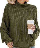 Turtleneck Dropped Shoulder Sweater - Body By J'ne