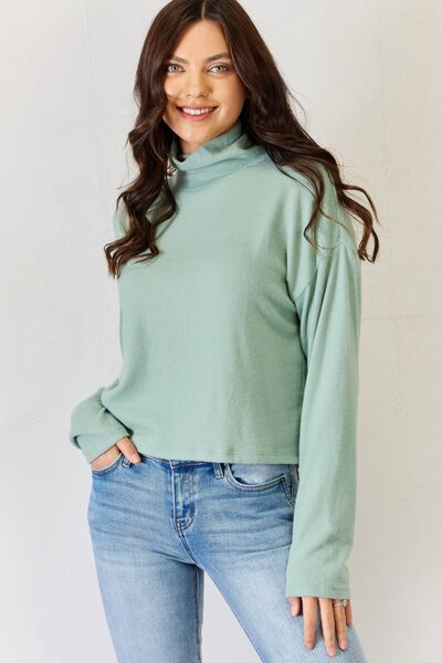 Long Sleeve Turtleneck Top - Body By J'ne