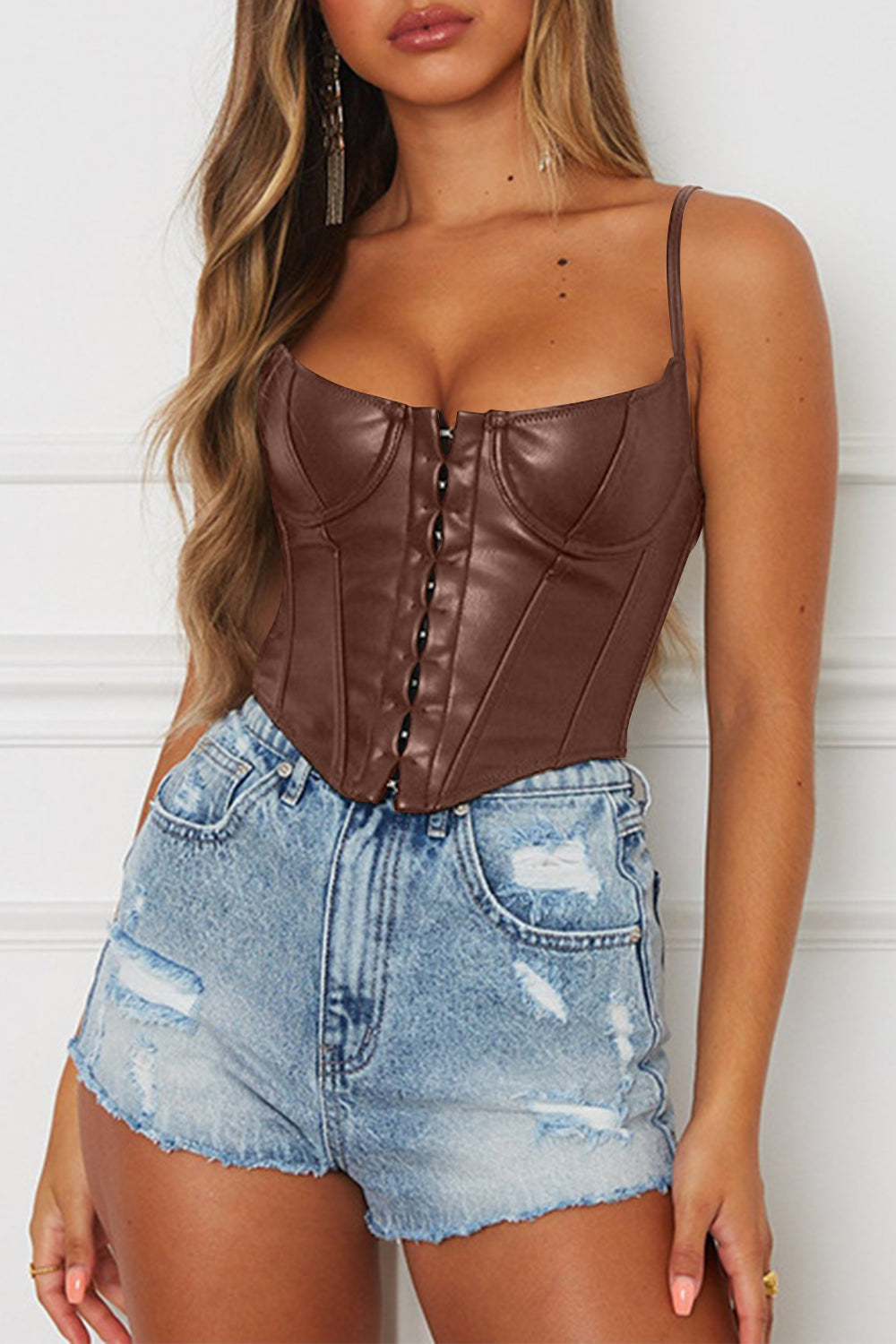 Scoop Neck Spaghetti Strap Cami - Body By J'ne