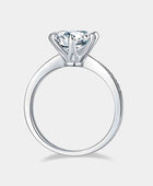 3 Carat Moissanite Side Stone Ring - Body By J'ne