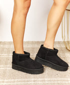 Legend Women's Fleece Lined Chunky Platform Mini Boots - Body By J'ne