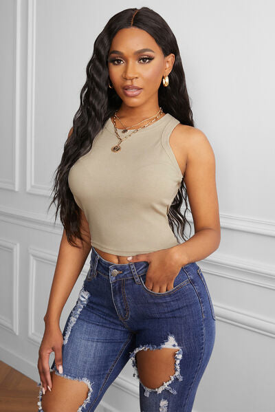 Round Neck Racerback Tank - Body By J'ne