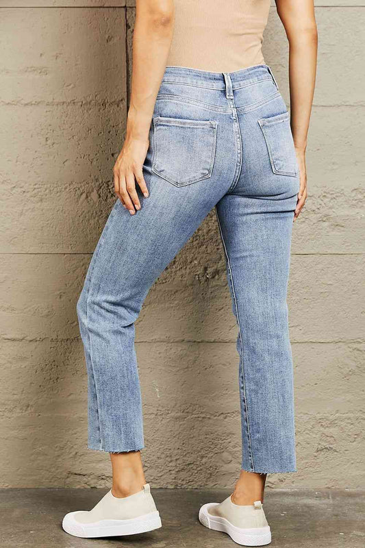 Mid Rise Cropped Slim Jeans - Body By J'ne