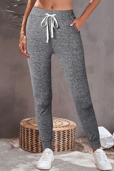 Drawstring Joggers with Pockets - Body By J'ne