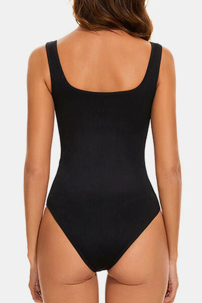 Wide Strap Active Bodysuit - Body By J'ne