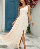 One-Shoulder Split Maxi Dress - Body By J'ne