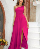 One-Shoulder Split Maxi Dress - Body By J'ne