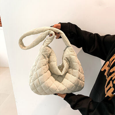 Corduroy Medium Shoulder Bag - Body By J'ne